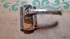 One Single old chrome Old vintage door handle Lever