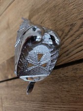 Original Vintage/Period/Current British Police Helmet Chrome Coxcomb Helmet Top