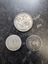 Victorian silver crowns - silver,