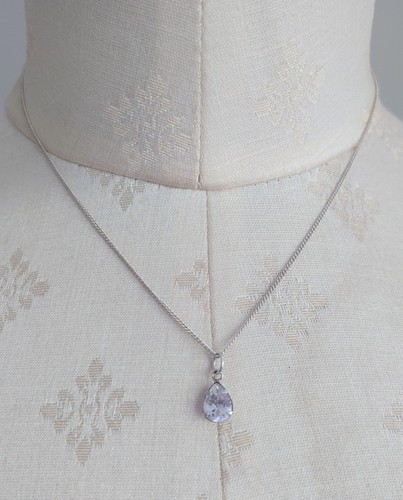 Sterling silver and clear - silver,