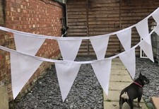 FABRIC BUNTING.VINTAGE FLORAL GINGHAM.WEDDINGS.ALL LENGTHS.SHABBY CHIC