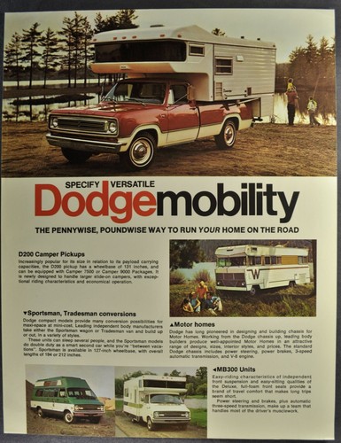 1972 dodge d200 camper special - 1972,