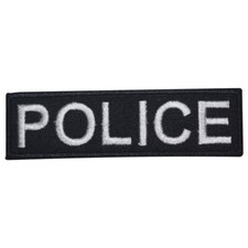 Police Iron On Patch Sew On