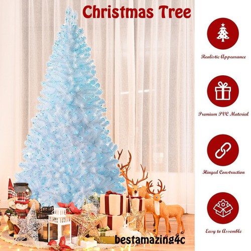 White christmas tree with - white,