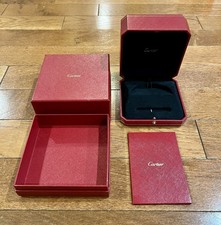 Genuine Authentic Cartier Love Bracelet Red Gift Box