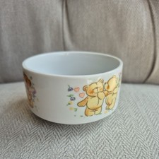 VINTAGE 1990 ANDREW BROWNSWORD FOREVER FRIENDS BEAR CERAMIC BOWL DISH GROSVENOR