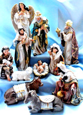 Set of 11 large Nativity
