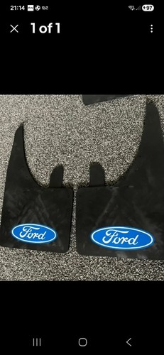 Ford mudflaps with fixing - with,