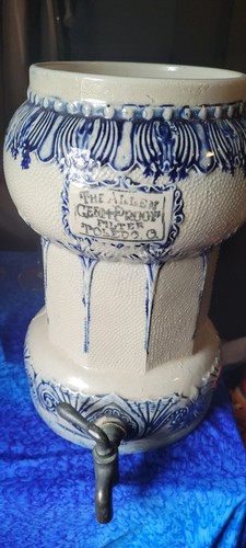 Antique stoneware water cooler - antique,