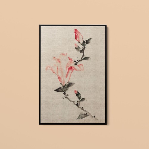 Hokusai large pink - hokusai,