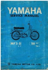 YAMAHA 50cc MF3-D & 75cc U-7 MOPED ORIGINAL FACTORY SERVICE MANUAL