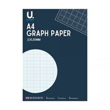 Graph Paper A4 Maths Science School University Office Stationary 70 Pages Pad