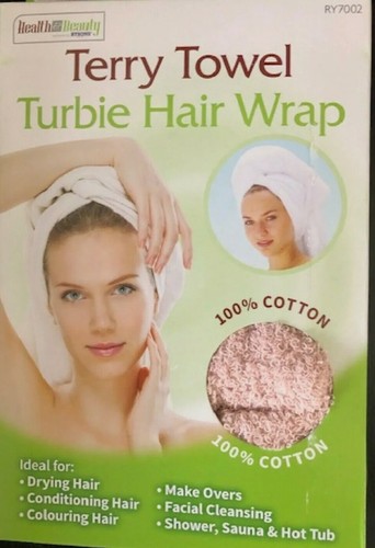100 cotton terry - terry, turban