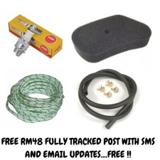 HONDA GV100 HR173 HRB423 HRB535 SERVICE KIT  NGK FUEL PIPE AIR FILTER