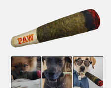 Raw Squeaky Dog Toy Spliff Joint Chew Toys herb Pug Staffy lab Gifts