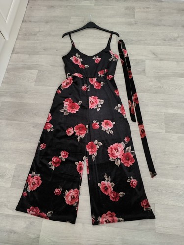 Ladies velvet jumpsuit size - jumpsuit,