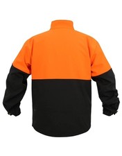 Swazi Hi Vis Windcheetah  Blaze/Black Windproof, Long zip to dump heat