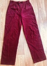 Wide Leg Vintage Trouser velvet 1960's 1970’s size 10 / 12 original 1970s