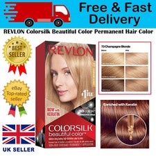 REVLON Colorsilk Beautiful Permanent Hair Color Dye, 73 Champagne Blonde