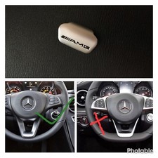 AMG steering wheel emblem