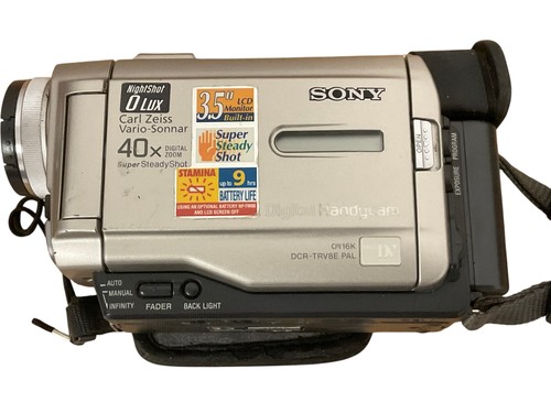 Sony handycam dcr trv8e - handycam, dcr-trv8e