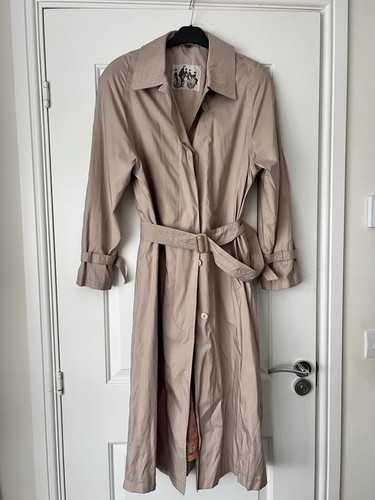 Vintage long belted camel - vintage,