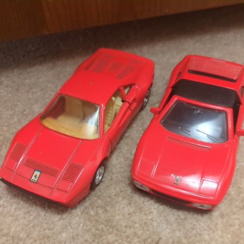 Toy red ferrari - 2x, mc