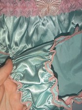 Womens mint green Satin
