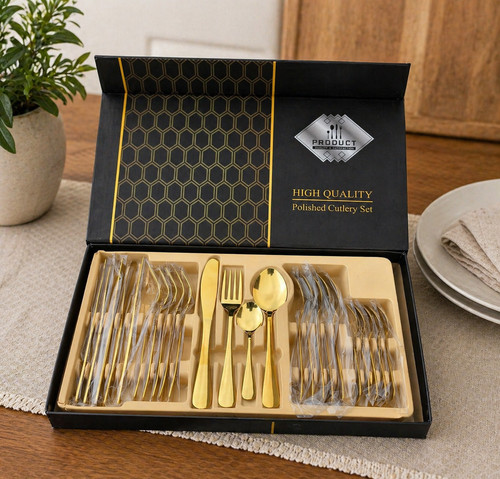 24pc stainless steel - 24pc, cutlery