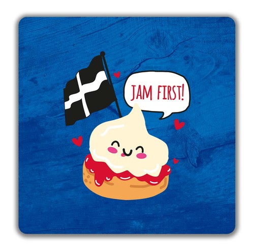 Piran day coaster - st, cake