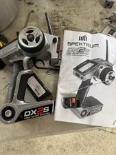 Spektrum Radio And Receiver Dx2s Sr3300t Telemetry 2.4 GHz Used In Losi Ten T