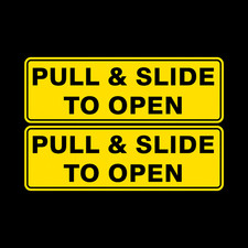 4xSticker Pull & Slide To Open