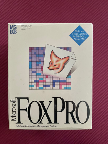 Foxpro for dos version - ms,