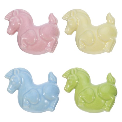 Pcs ceramic horse cupboard - , 4