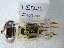 Tesla E88CC 6DJ8 6922 Gold Pins  Coded 592 NOS Tube Valve