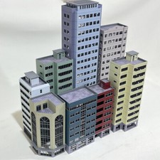 Diorama 1/87 Gauge City Building Model Modern Office House Scene Display Mode