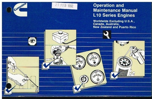 Cummins l10 series - series, 10.0l
