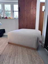 Habitat Large Fabric Pouffe Footstool