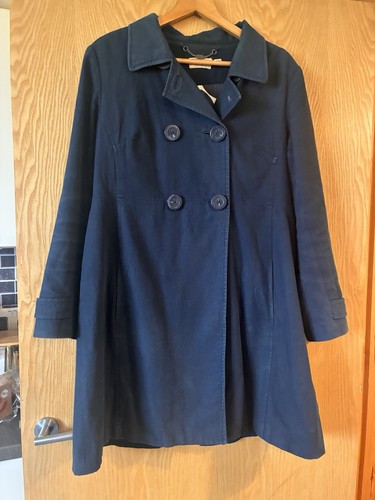 Joules coat navy cotton - joules, size