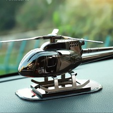 Solar Car Air Freshener Diffuser Helicopter Aromatherapy Rotating Perfume Gift