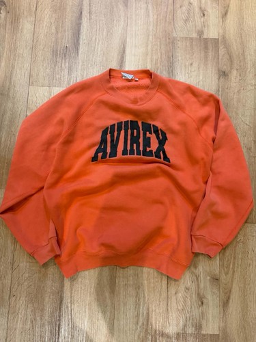 Avirex orange sweater - orange, xl