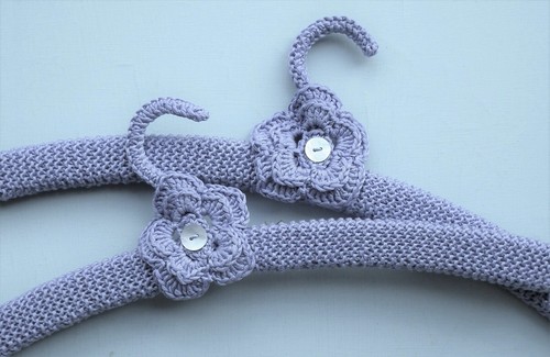 Pair handmade crocheted - pair, of