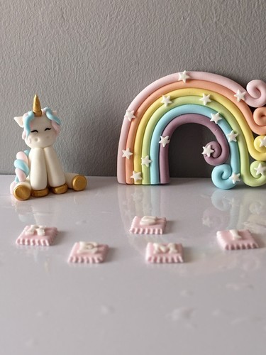 Unicorn cake topper - unicorn,