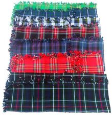 Scottish Piper Kilt Fly Plaids Various Tartan 48" X 48"/Highland Kilt Fly Plaid 