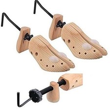 2 x MENS GENTS SHOE STRETCHERS TREE WOODEN SHAPER BUNION CORN BLISTER SIZE 6-12