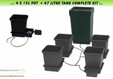 Autopot 4 x 15 Litre Pot Grow System Complete With 47 Litre Hydroponics