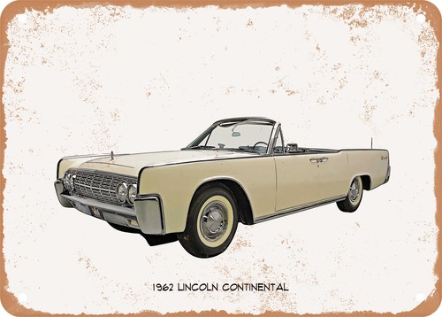 Classic car art 1962 lincoln - car,