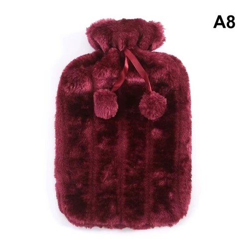 Hot water bottle with - bottle, cover