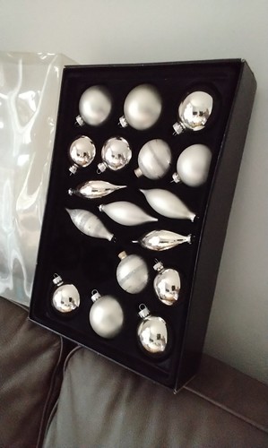 Vintage glass baubles - vintage,