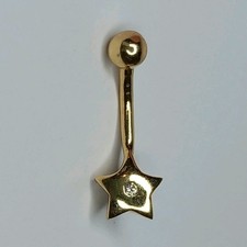 9ct yellow gold diamond set - gold,